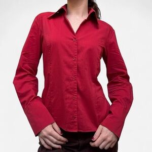 Bianca Euro vintage red button down